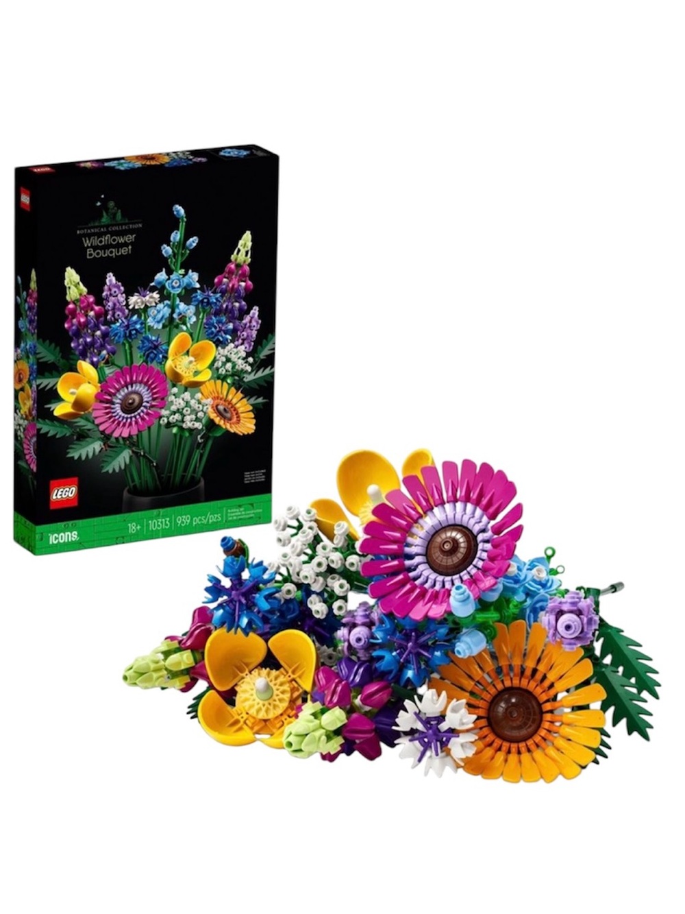 LEGO Icons Wildflower Bouquet Artificial Flowers